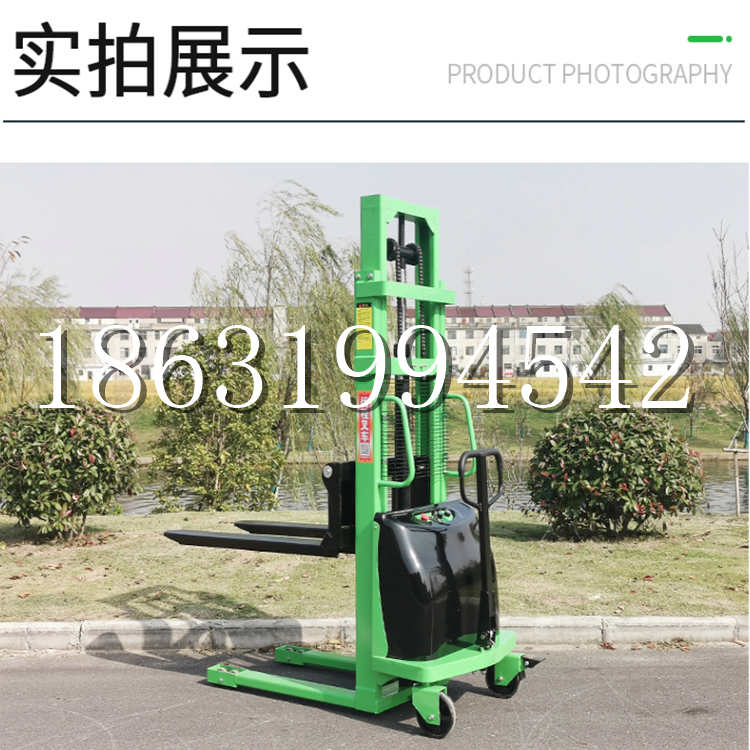 绛县电动叉车堆高车液压铲车电瓶1吨2吨站驾步行式小型全自动叉车